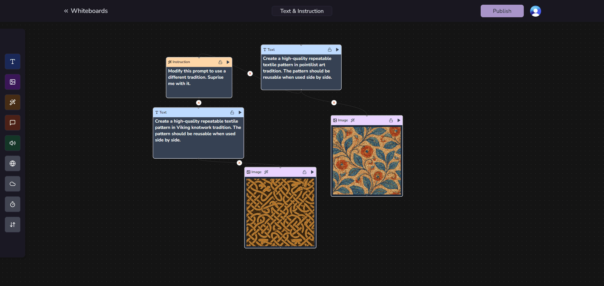 Modifying Text Node & Generate Image